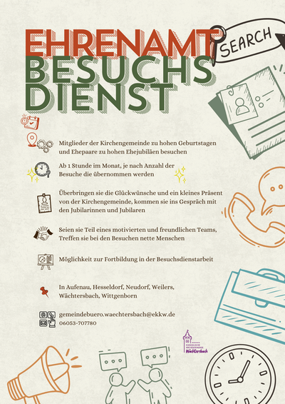Steckbrief Ehrenamt Besuchsdienst